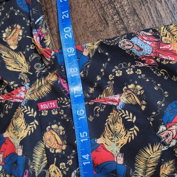 RSVLTS WWE Legends Ric Flair Nature Boy KUNUFLEX Short Sleeve Shirt Size Small - Picture 10 of 12